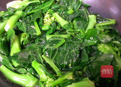 炒芥蓝菜花的做法图解3