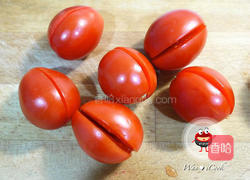 小番茄夹蜜饯的做法图解2