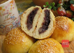 红豆鲜奶面包的做法图解17