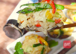 味噌焗奶香冬菇盅的做法图解11