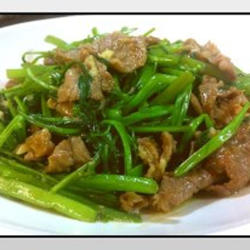 沙荼炒牛肉空心菜的做法[图]