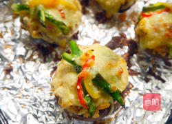 味噌焗奶香冬菇盅的做法图解10