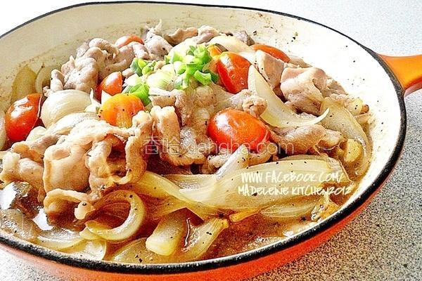 黑胡椒洋葱肉片