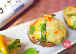 味噌焗奶香冬菇盅的做法图解12