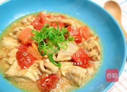 番茄蒸嫩鸡的做法图解6