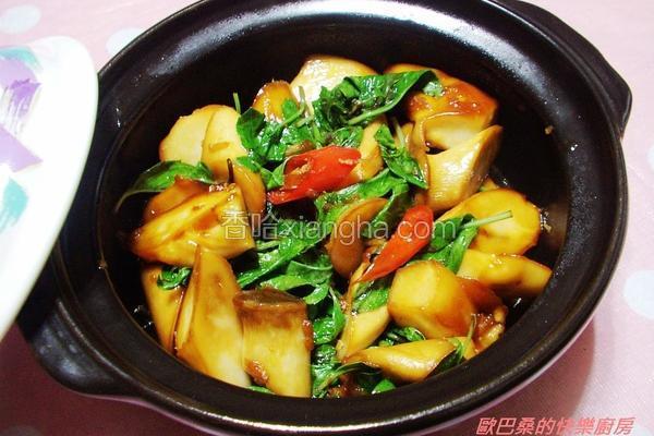 三杯杏鲍菇