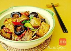 冬菇鸡肉豆腐煲的做法图解6