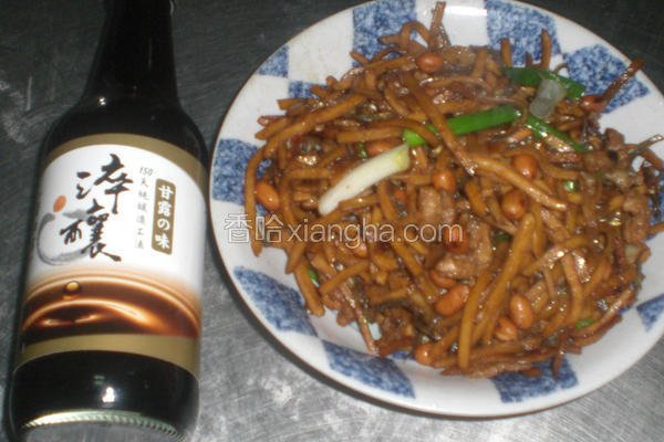 豆干丝炒小鱼
