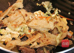 木须牛炒饼的做法图解4