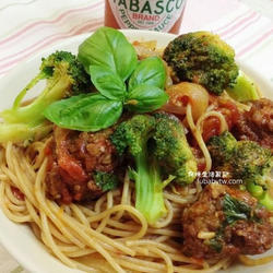 茄汁肉丸意大利面的做法[图]