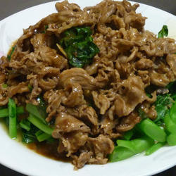 快炒芥兰牛肉的做法[图]