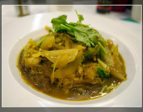 蟹肉粉丝煲[图]