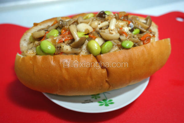 黑胡椒菇菇大亨堡