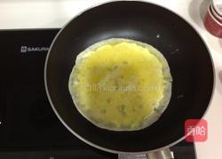 海苔肉松起司蛋饼的做法图解3