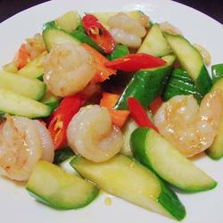 鲜虾脆瓜的做法[图]