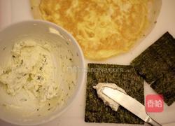 海苔起司蛋饼卷的做法图解3