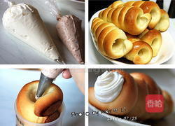 螺旋奶油面包的做法图解10