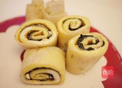 海苔起司蛋饼卷的做法图解7