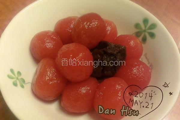 梅渍番茄