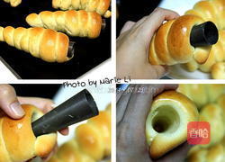 螺旋奶油面包的做法图解9