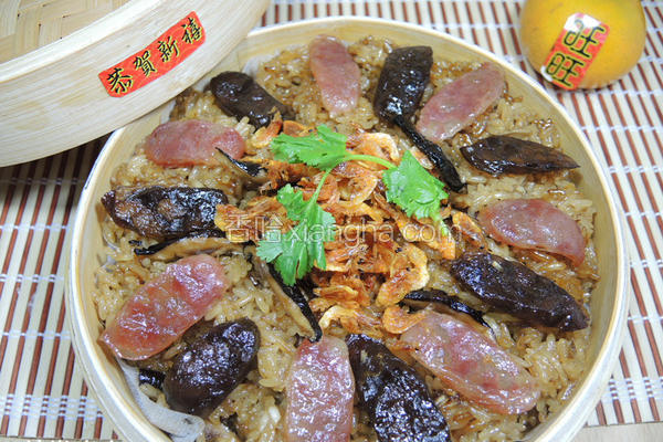 腊味樱花虾油饭