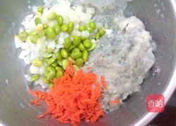 鲜虾薯泥煎饼的做法图解3