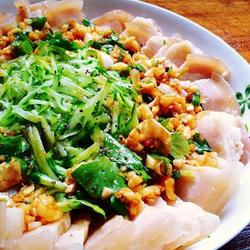 醋蒜泥佐瓜丝白肉的做法[图]
