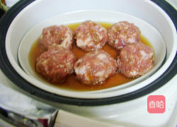 脆瓜蒸小Q肉丸子的做法图解5