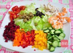 橄榄梅渍花园沙拉的做法图解2