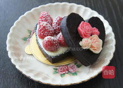 情人节双巧克力塔的做法图解11