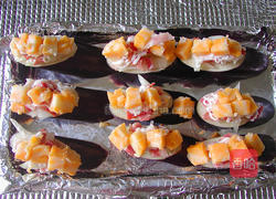 起司烤茄子的做法图解3