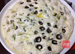 黑橄榄佛卡夏面包的做法图解9