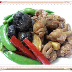 蚝油鸡腿烩香菇的做法[图]
