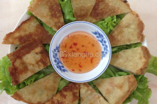 月亮虾饼