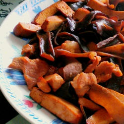 木耳豆干炒肉丝的做法[图]
