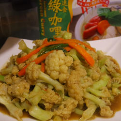 绿咖喱花椰菜的做法[图]