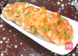 鲜虾薯泥煎饼的做法图解7