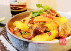 凤梨烧肉的做法图解6