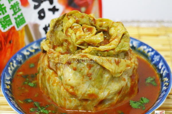 茄汁千层高丽菜花