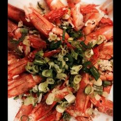 蒜茸蒸虾的做法[图]