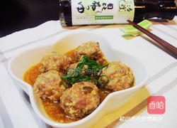 脆瓜蒸小Q肉丸子的做法图解8