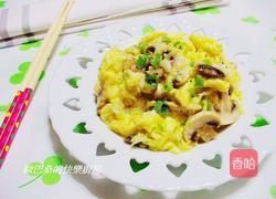蘑菇洋葱滑蛋的做法图解6