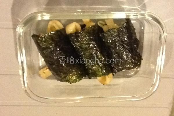 板条麻油海苔卷