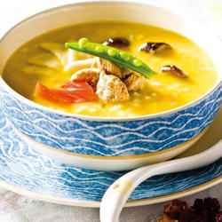 豆浆什菇小米粥的做法[图]