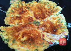 叉烧煎蛋的做法图解4