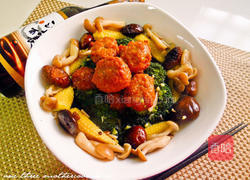 酱烧扬出肉丸的做法图解6