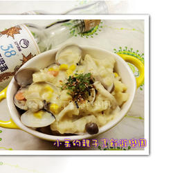 酒香白酱蛤蜊焗面的做法[图]