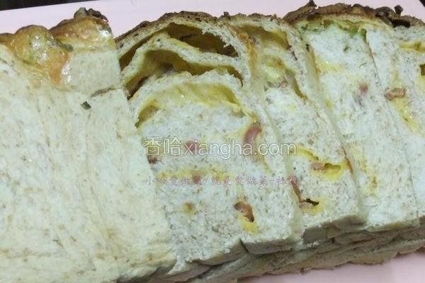 蒜味培根起司土司