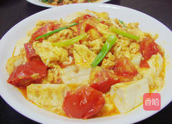 番茄豆腐炒蛋的做法图解8