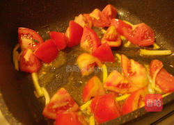 番茄豆腐炒蛋的做法图解3